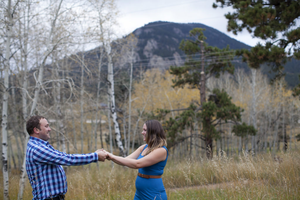 Conifer Colorado engagement photographer