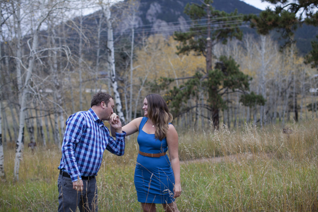 Conifer Colorado engagement photographer