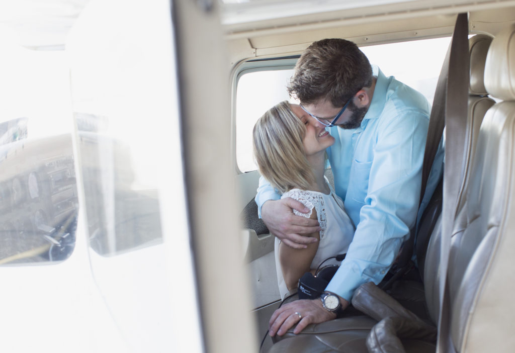 Centennial Airport Engagement Photos 