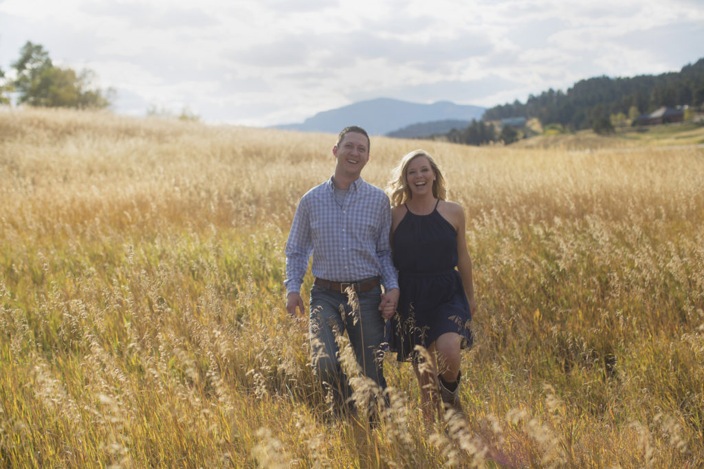 Engagement session in the beautiful Colorado mountains