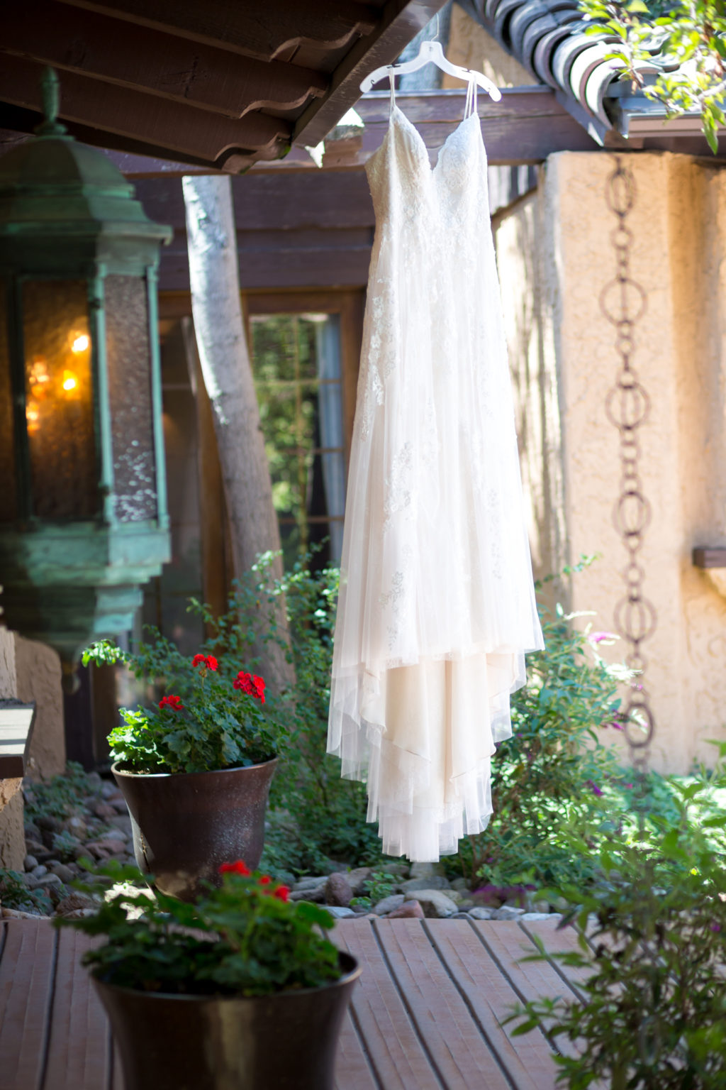 villa parker wedding bridal gown photo in front entryway