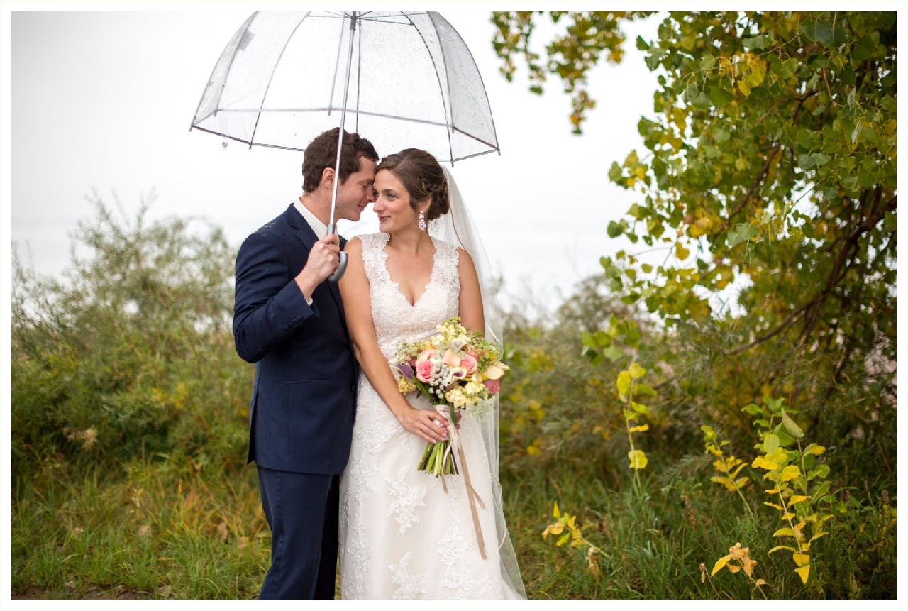 bride and groom portraits outdoors before standley lake wedding