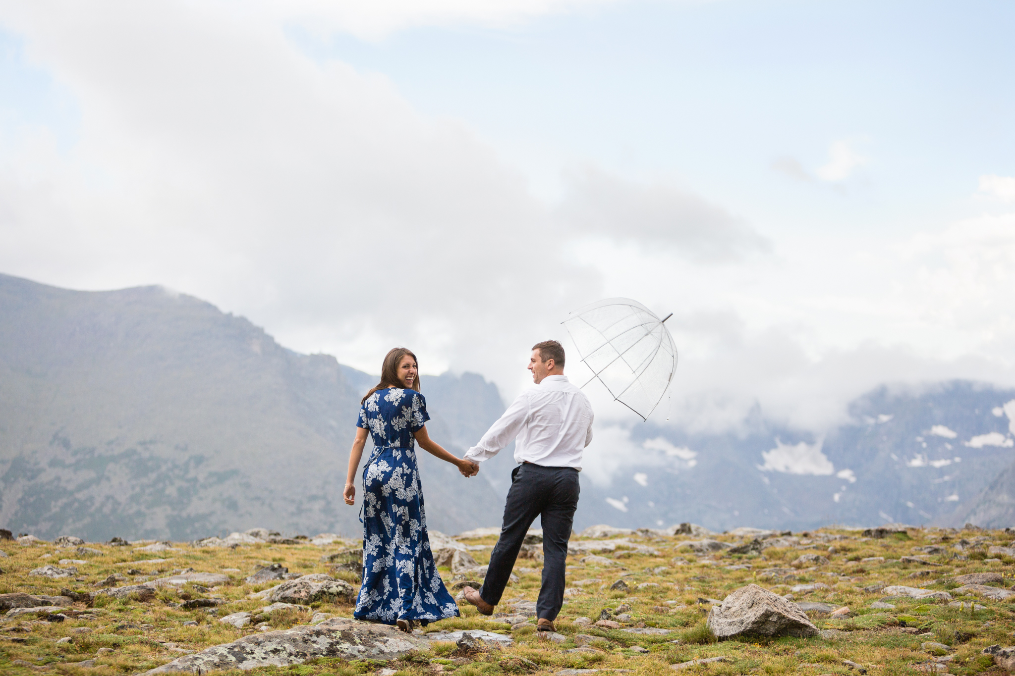 trail ridge road engagement photos at ute trailhead