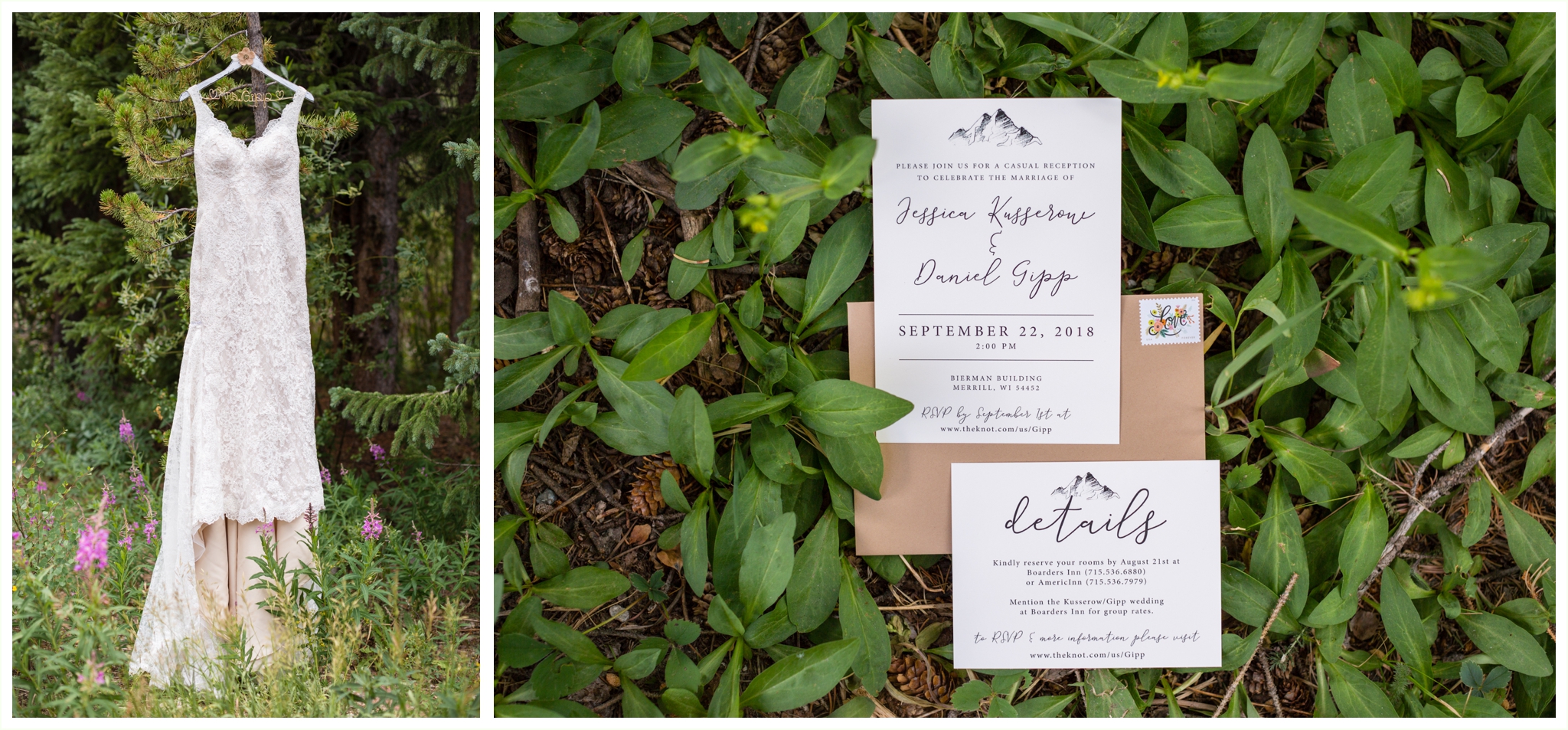 sapphire point overlook wedding invitation suites and other bridal details