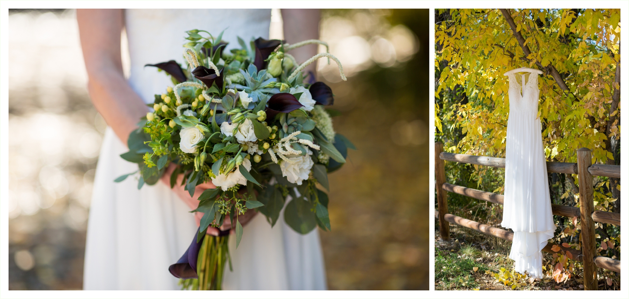 October Golden Hotel wedding ceremony bride