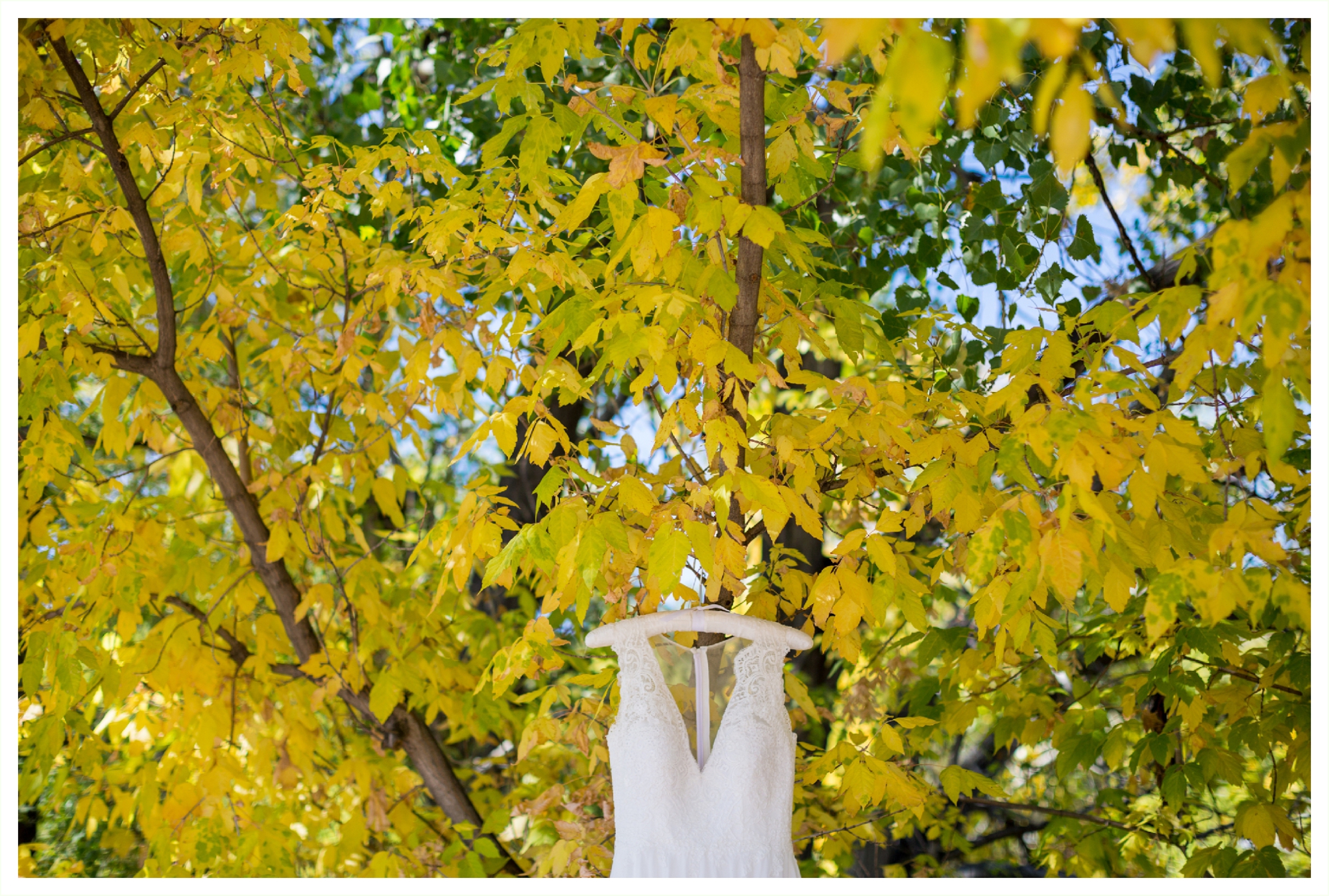 October Golden Hotel wedding ceremony bride