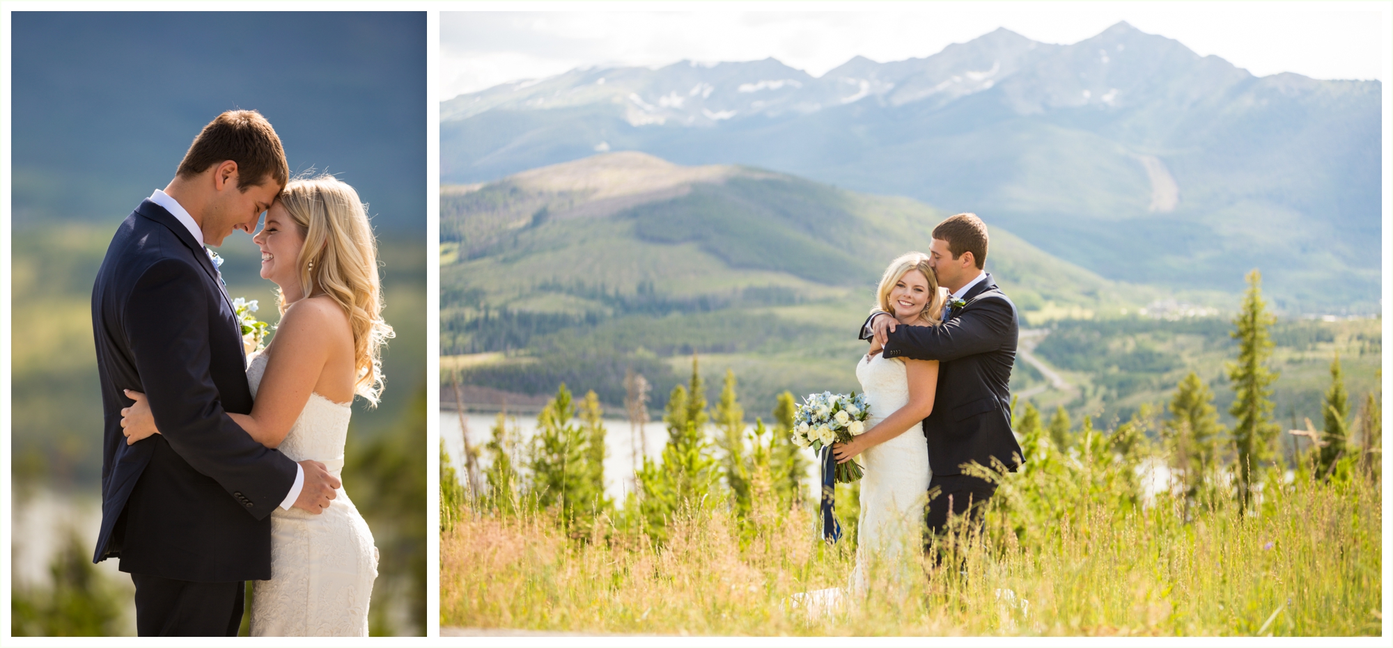 bride and groom outdoor wedding portraits at sapphire point 