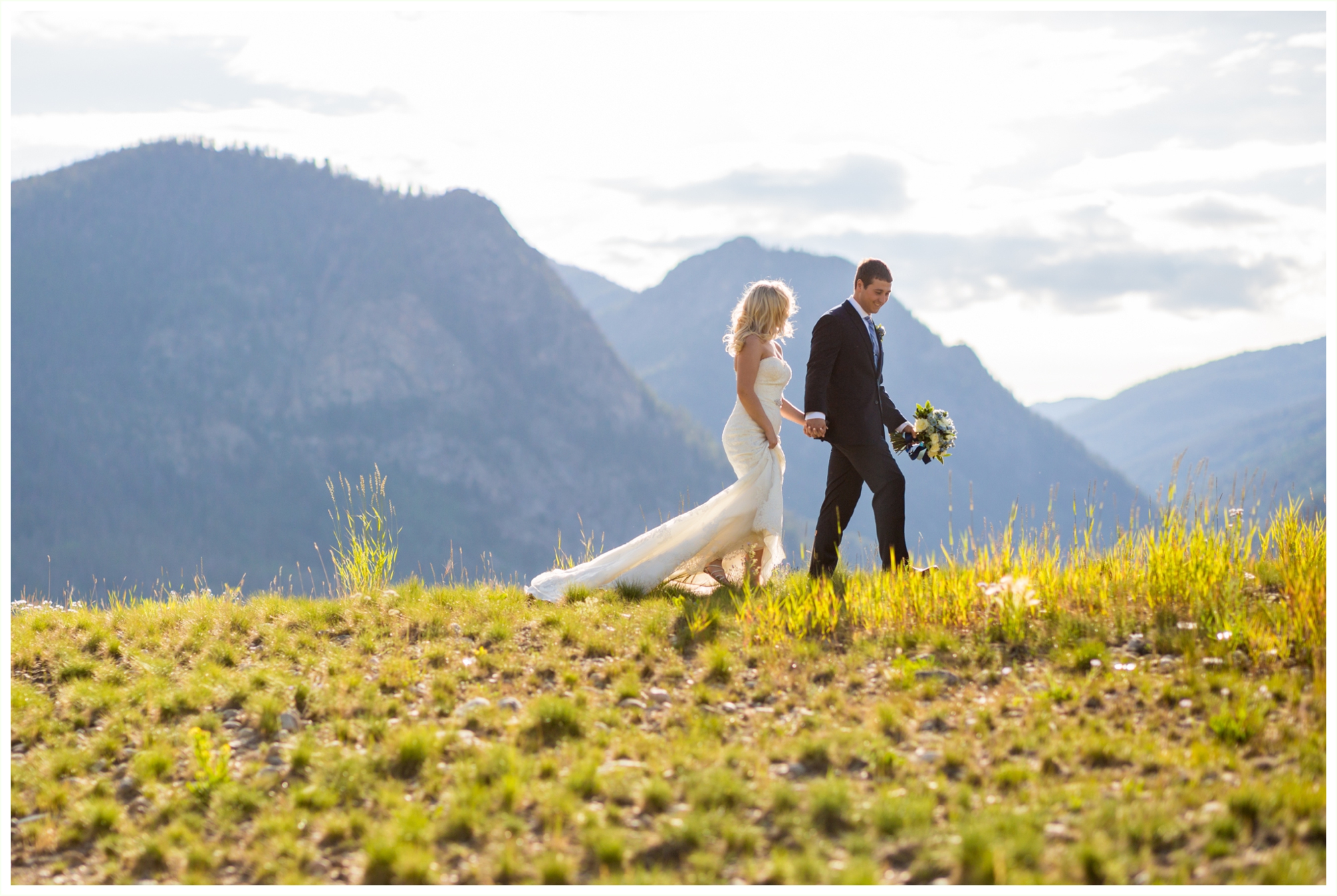 frisco adventure park bride and groom portraits by breckenridge elopement photographer kathryn kim