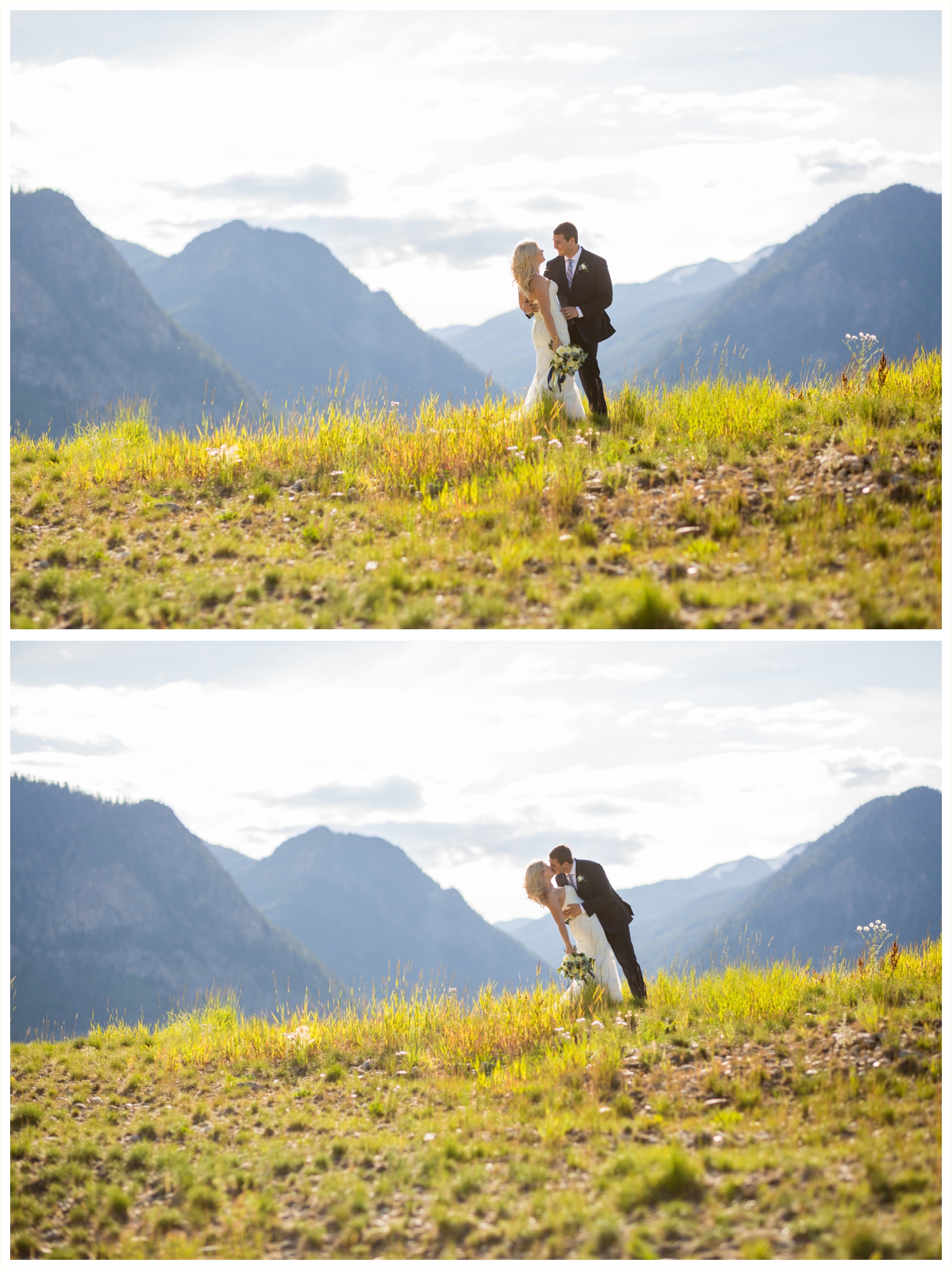epic mountain wedding portraits in breckenridge colorado