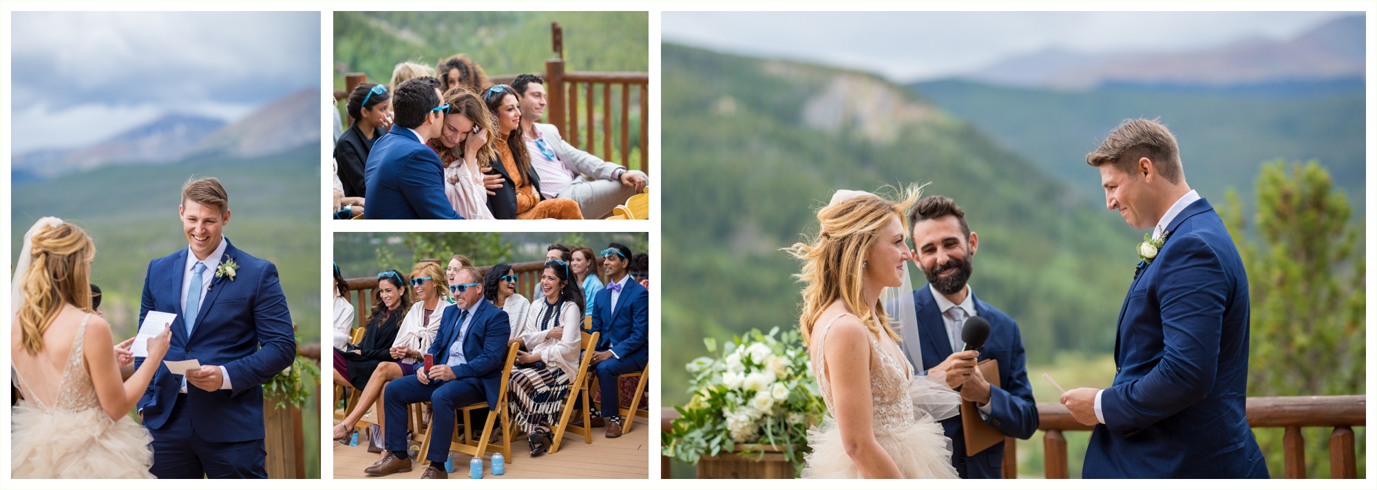 lodge at breckenridge wedding ceremony windy candid moments captured
