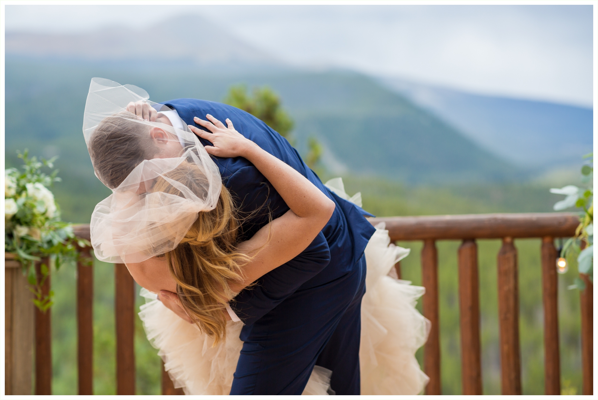 lodge at breckenridge wedding first kiss romantic