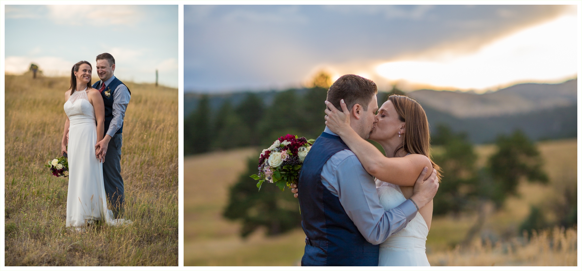 intimate kissing portraits at betasso preserve boulder canyon intimate elopement