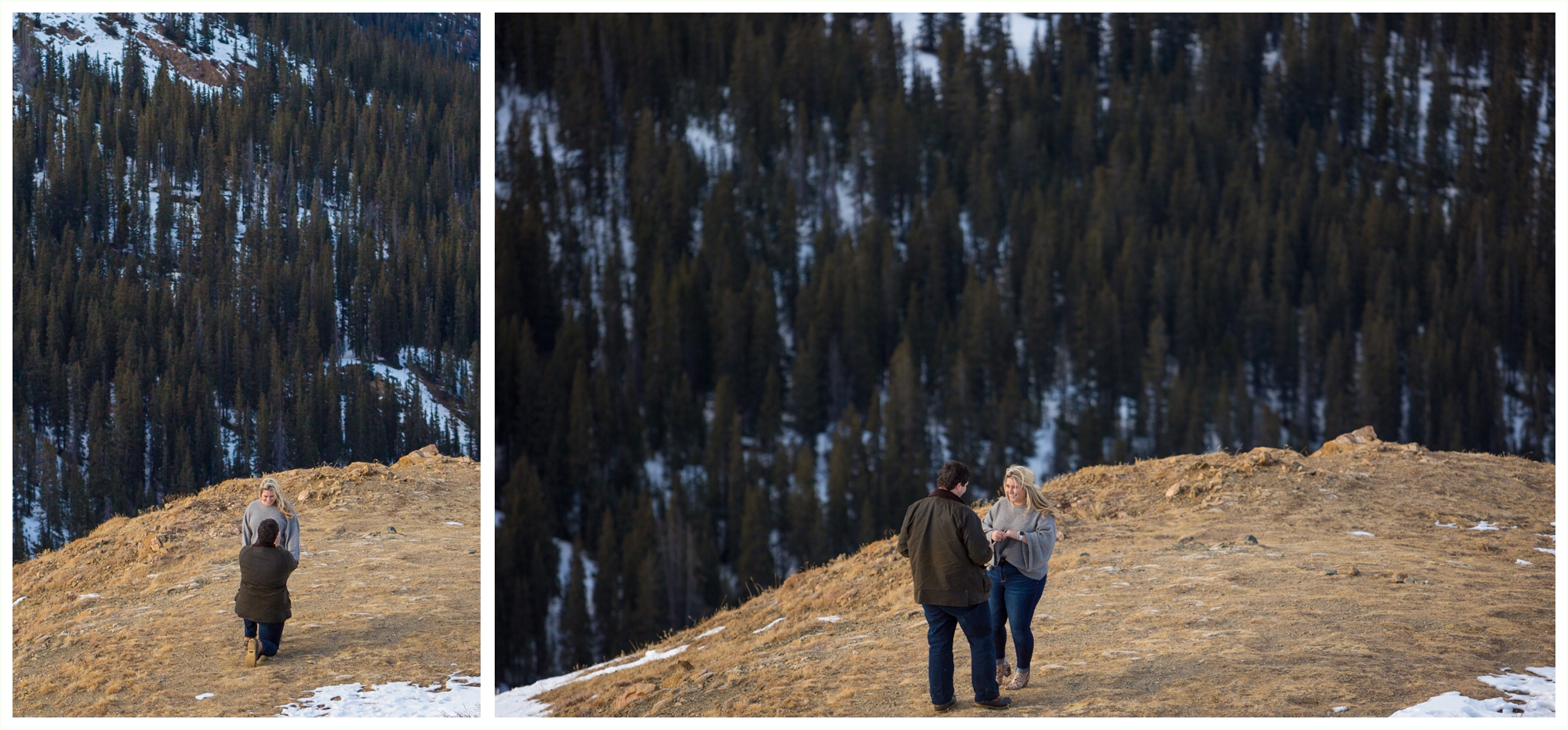 austin pops the question during his loveland pass colorado proposal